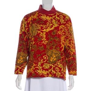 Versace 90s vintage Barocco print sweater